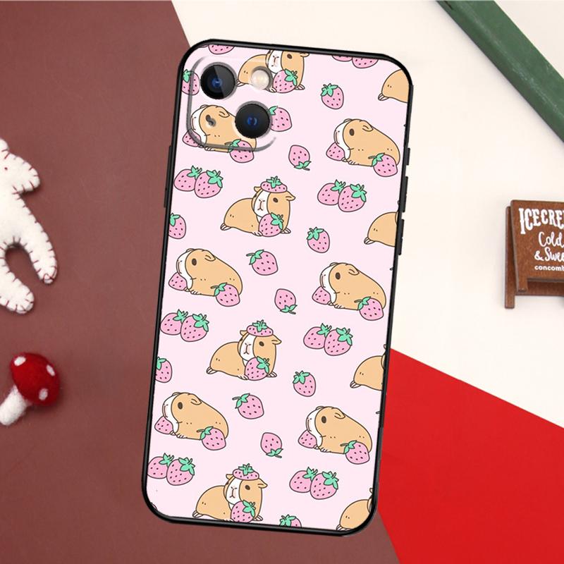 

Guinea Pig Case For iPhone 14 Pro Max 16 15 11 12 13 17 Pro Max mini 15 16 Plus 16e 17 Air Back Cover iPhone 12 mini