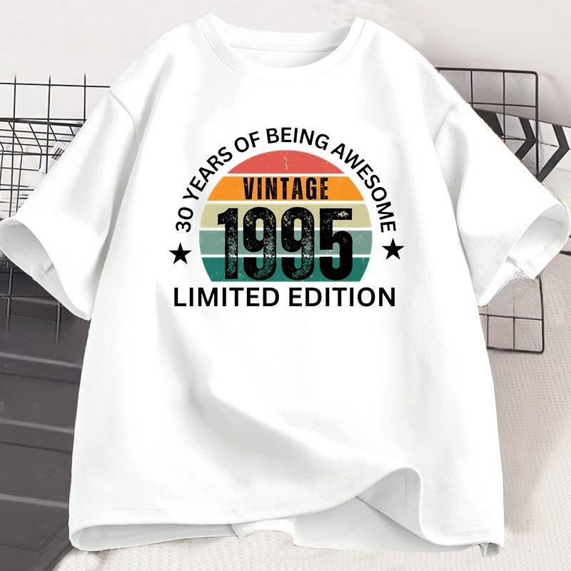 30th Birthday Gift Tshirt Made In 1995 Vintage Tee 30 Years Old Birthday Tshirt 1995 Birthday Gift for Unisex WOMEN Clothes Tops