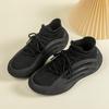 Shoes Fly-woven Mesh Breathable Sports Shoes Shoes and Socks Integrated Height Increase Comfortable Lazy Coconut Shoes