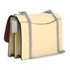 Coach Klare 22 Silver Logo Chain Shoulder Strap Faux Leather Shoulder Bag Small Women shoulder bag Yellow CAL29-SVMN0