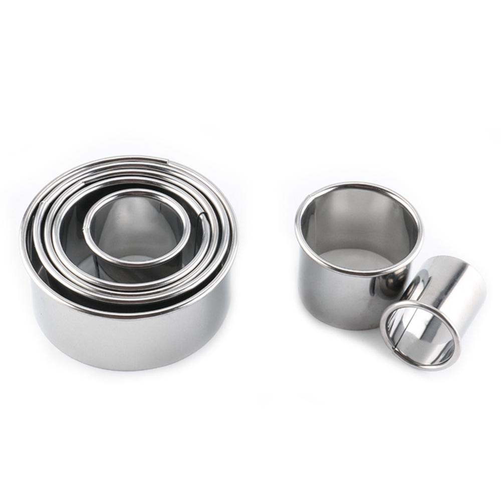 14pcs Stainless Steel Round Dumplings Wrappers Molds Set Cutter Maker Tools