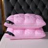 Twisted Star Hotel Neck Support Pillow - 48x74cm, Non-Collapsing, High & Low Design, Washable Core
