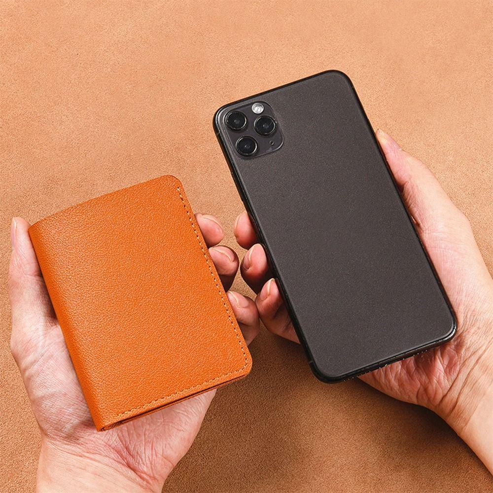 Korean Style Solid Color Card Bag Coin Purse Snap Button Coin Purse Casual Mini Wallet Outdoor