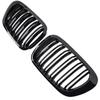 Glänzend Doppelstreifen Stil Frontstoßstange Renngitter Für BMW E46 4-Türer 320i 323i 325i 328i 330i 1998-2001 Grill Zubehör
