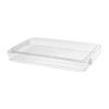 Clear Document Organizers Containers Stackable File Storage Box Filing Box Paper Storage Box Portable File Organizers