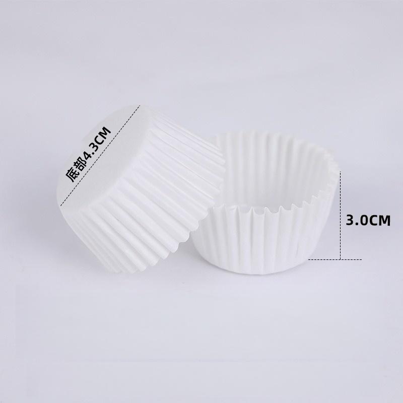 

150/200Pcs Chocalate Paper Liners Baking Muffin Cake Cups Forms Cupcake Cases White Party Tray Mold Greaseproof Wrappers Holder