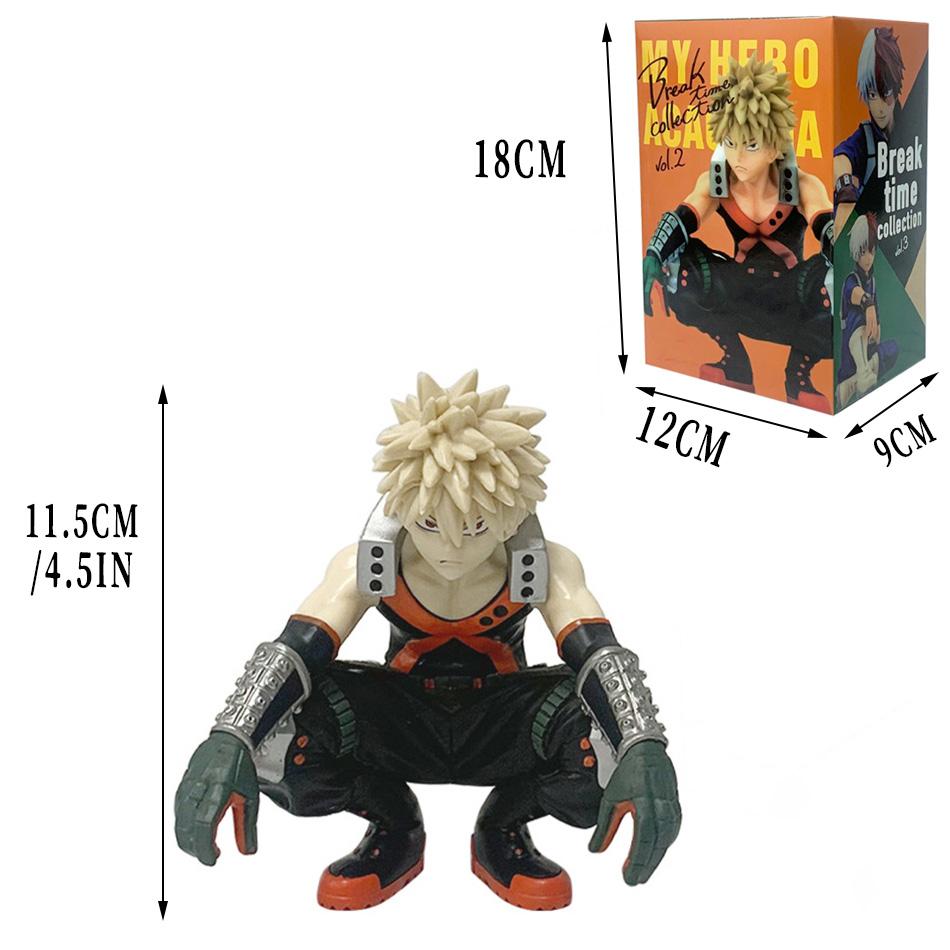 In Stock Anime My Hero Academia Midoriya Izuku Bakugou Katsuki Figure Model Doll Toys Kids Christmas Gift PVC for Kid Friendly Entertaining Fun Play