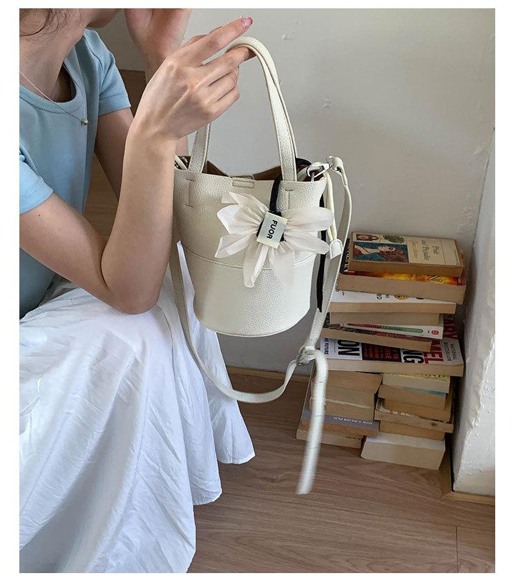 

Япония и Южная Корея ретро универсальная сумка-ведро женская 2025 летняя мода простая мини-сумка через плечо для поездок на работу