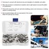 300Pcs Non Insulated Copper Butt Splice Wire Connector Tinned Crimp Terminal Kit for Boat Auto