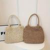 Summer Paper Straw Bag Women Woven Tote Casual Beach Shoulder Handbag Vacation Ladies Travel Shopping Purse
