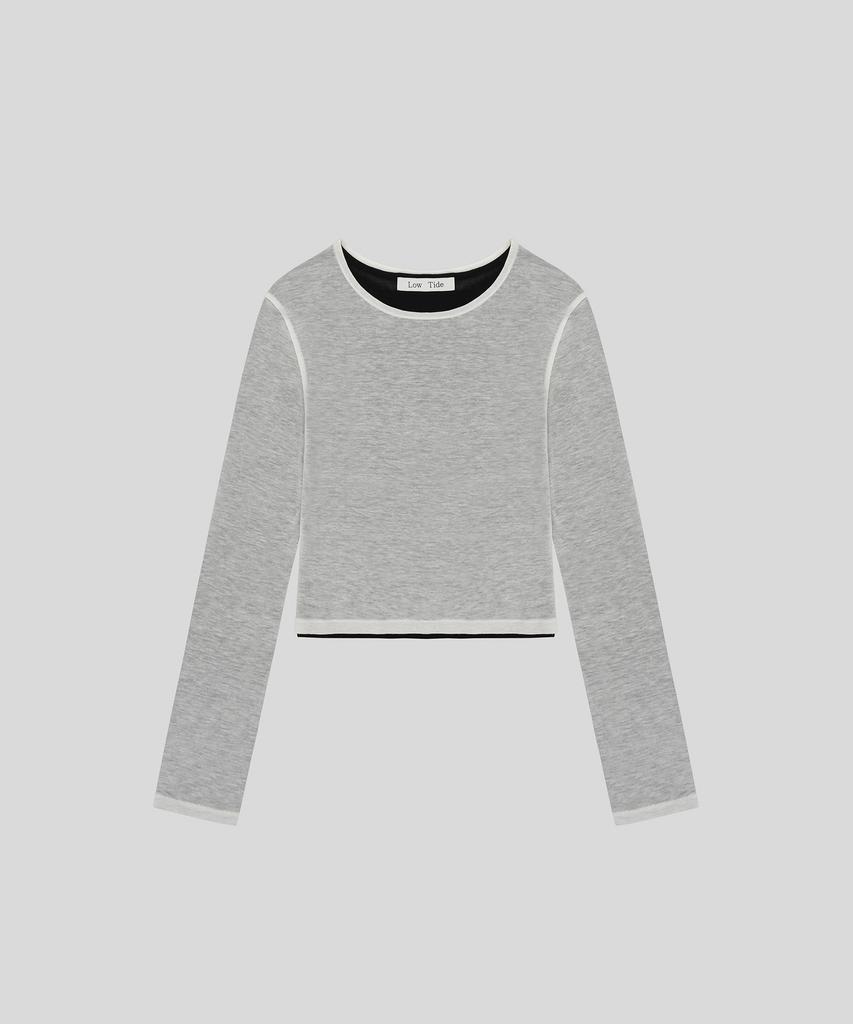 Loutaideu Layered Long Sleeve T-Shirt [Black]