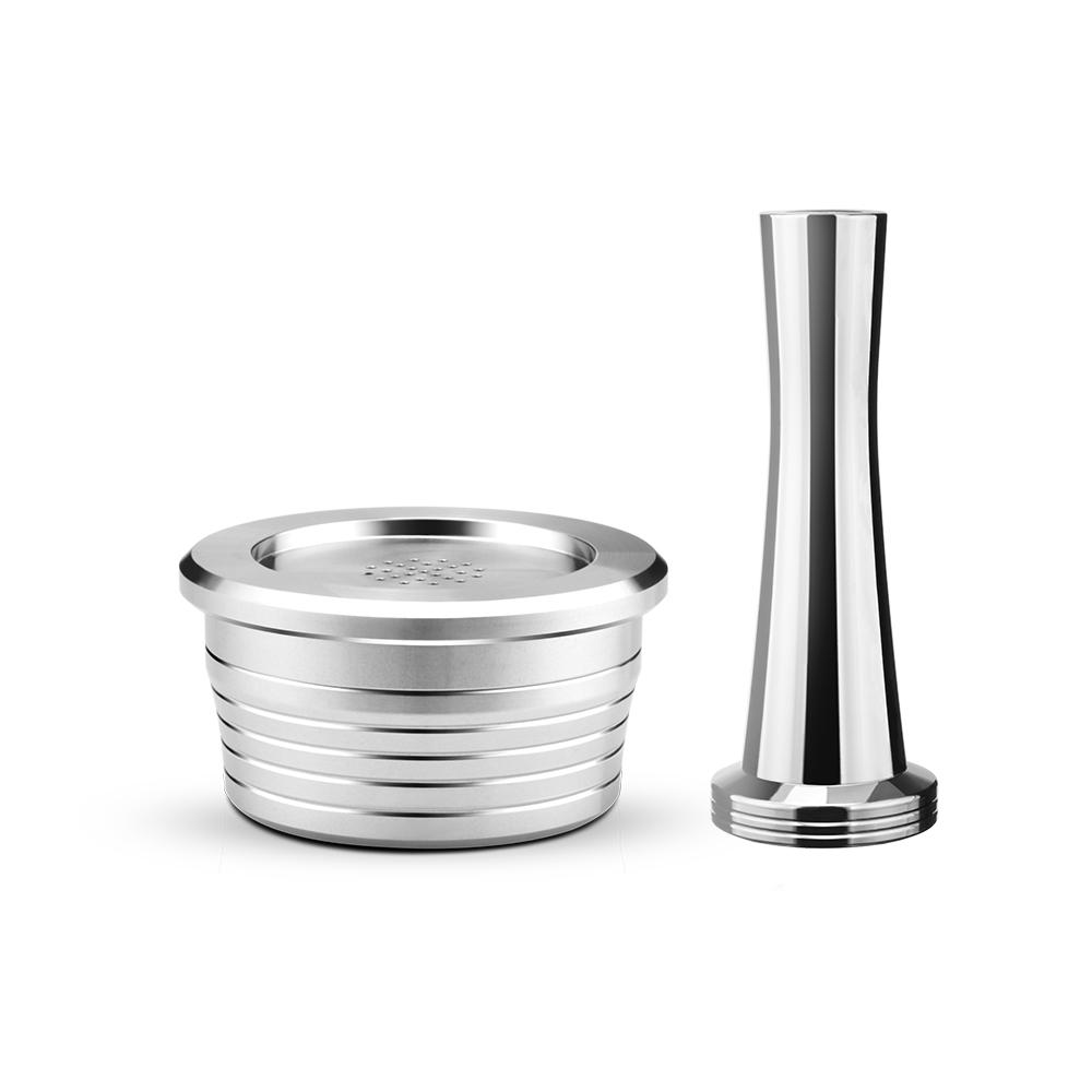 Para Máquina de Café Delta Q NDIQ7323 Cápsula Reutilizável Aço Inoxidável Filtros de Café Recarregáveis Copo Acessórios de Café