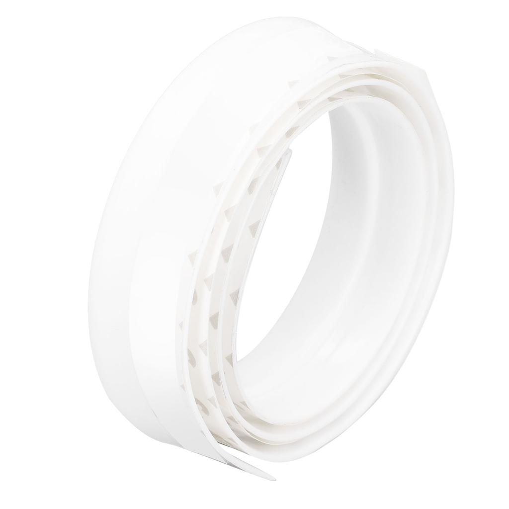 Türschalldämmung 28mm 1,1in Rundloch Silikon Schutz Langlebig Austauschbar Leicht Dichtungsstreifen für ZimmerWeiß