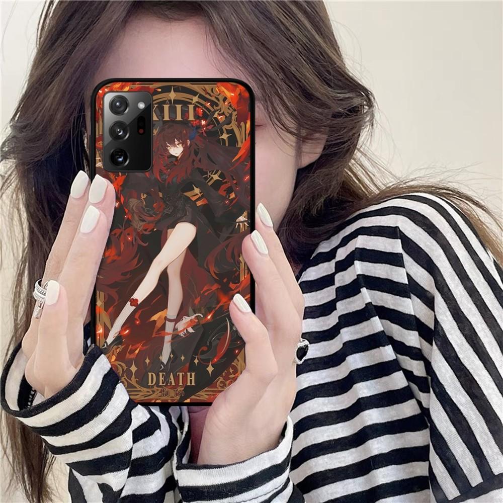 Genshin Impact Hu Tao Phone Case For Samsung Note 8 9 10 20 Pro Plus Lite M 10 11 20 30 21 31 51 A 21 22 42 02 03