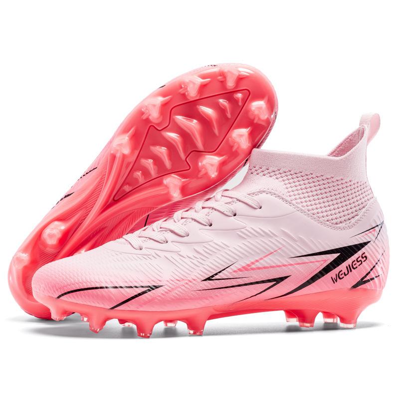 Youth Student Football Shoes Men's High Top Competition AG Long Nails TF Shredded Nails Training Sports Football Shoes