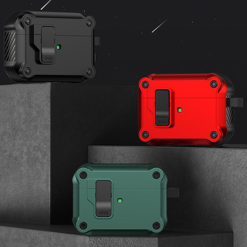 Security Lock Cover for AirPods Pro 2 3 Case for AirPods Pro2 Pro 2nd Gen Case Shockproof Cover Air Pods Pro Airpods3 Funda
