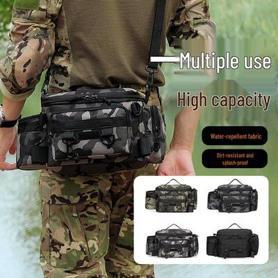 New Waterproof Multi-functional Fishing Tackle Bag - Large Capacity Waist and Rod Bag