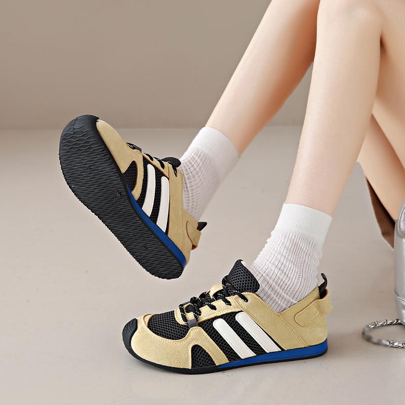 Fashion CRLAYDK Women Classic Retro Gum Sole Fashion Sneakers Casual Tennis Comfort Skate Mesh Walking Footwear Anti Slip Trainers