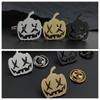 Funny Pumpkin Brooch Cufflinks Creative Personalized Clothing Bags Halloween Accessories