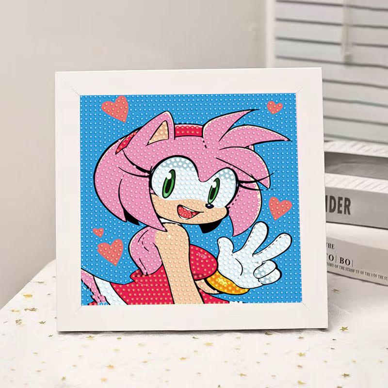 High-End Diamond Painting Diy Van Gogh Starry Sky Cat Creative Handmade Toy Table Decoration Diamond Painting With Frame