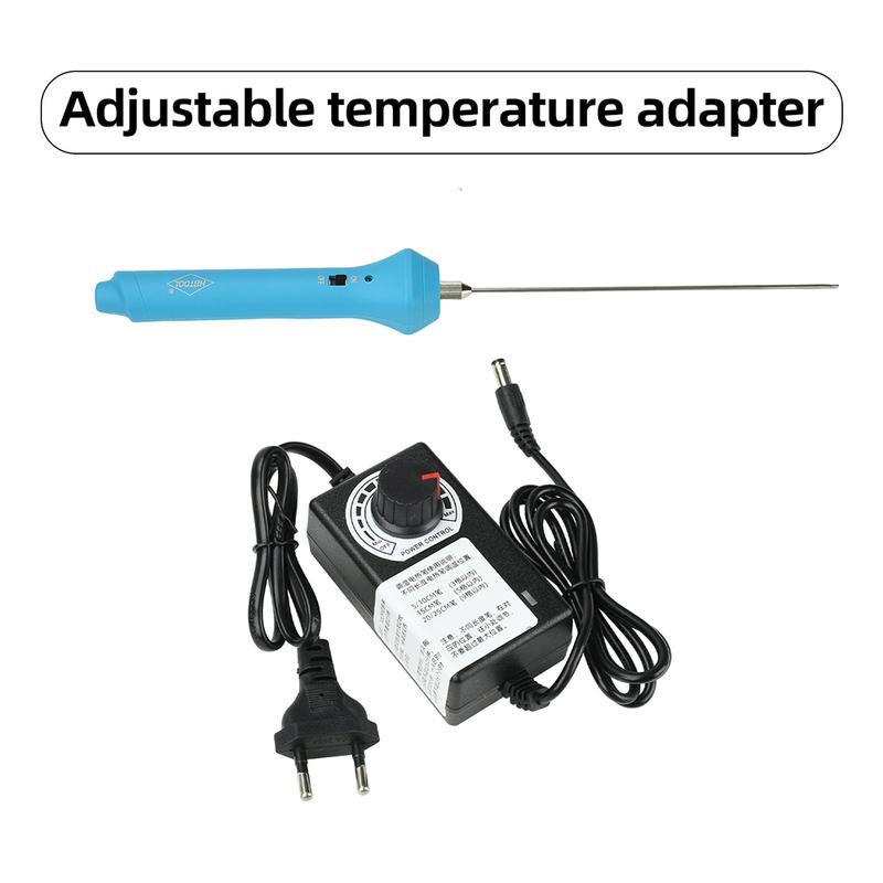 220V Hot Wire Foam Styrofoam Cutter 8s Fast Heating Adjustable Temperature Bendable Electric Cutting Tool for KT Board Foam