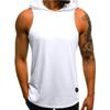 Men's Gym Pullover Vest Sleeveless Casual Hoodie Hooded Tank Tops Muscle T-Shirt