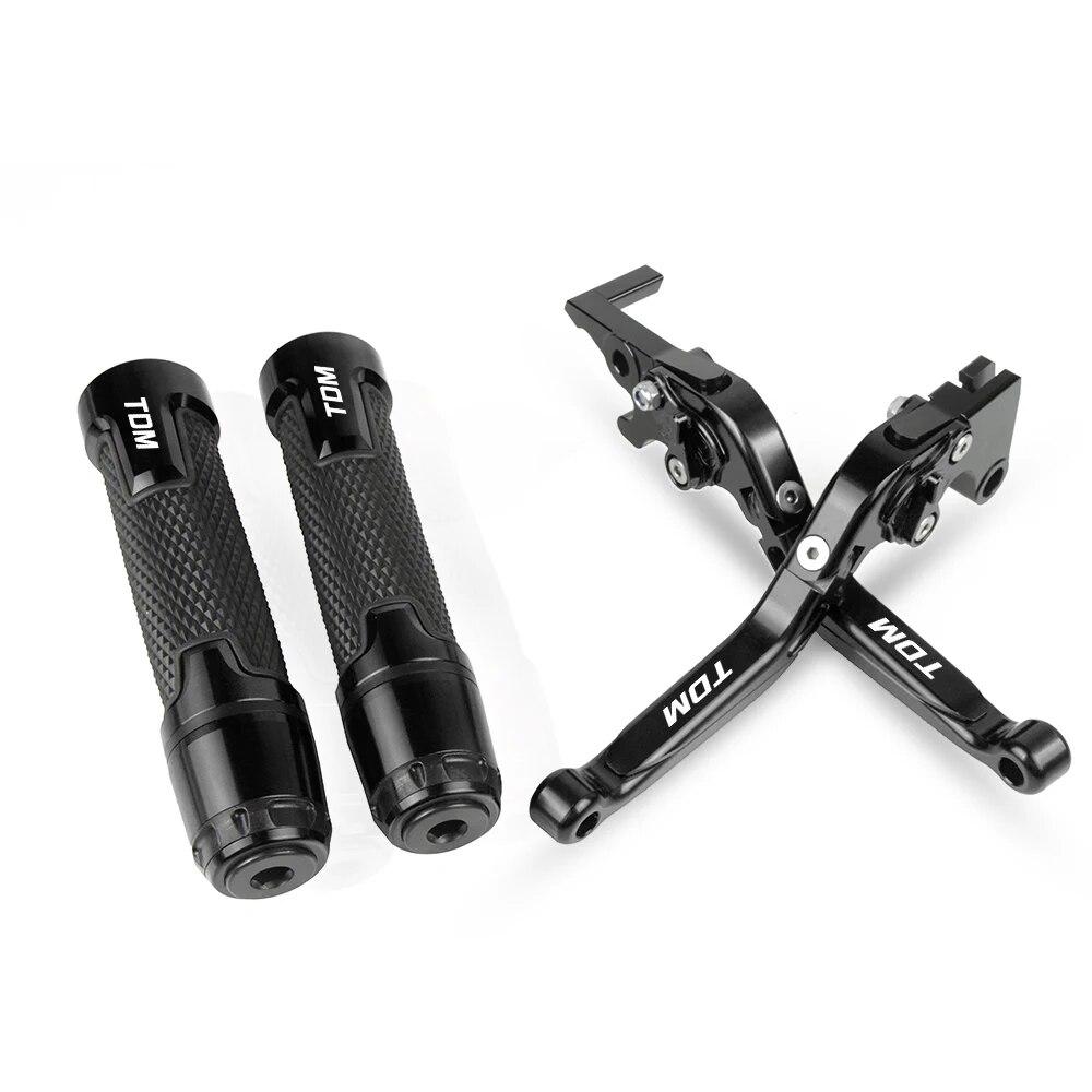 For Yamaha TDM 900 2004-2014 2007 2008 2009 2010 2011 Motorcycle Brake Clutch Lever Extendable Adjustable Hand Grip Handlebar