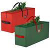 Sac de rangement pour sapin de Noël Grande taille Sac pour sapin avec poignée solide Boîte de rangement pour décorations Anti-poussière Sac de rangement pour sapin de Noël