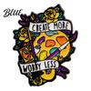Alloy Flower Brooch Zinc Pin Colorful Shape Lapel Smooth Polished
