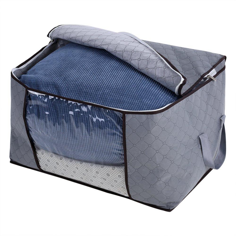 Large Zippered Storage Bag Durable Clothes Storage Bag Seasonal Storage Storage Bag For Quilt
