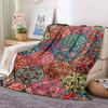 Hexagon Flannel Blanket Throw Blanket Soft Warm Sofa Bed Camping home Decor Unique Christmas Gift C9261532