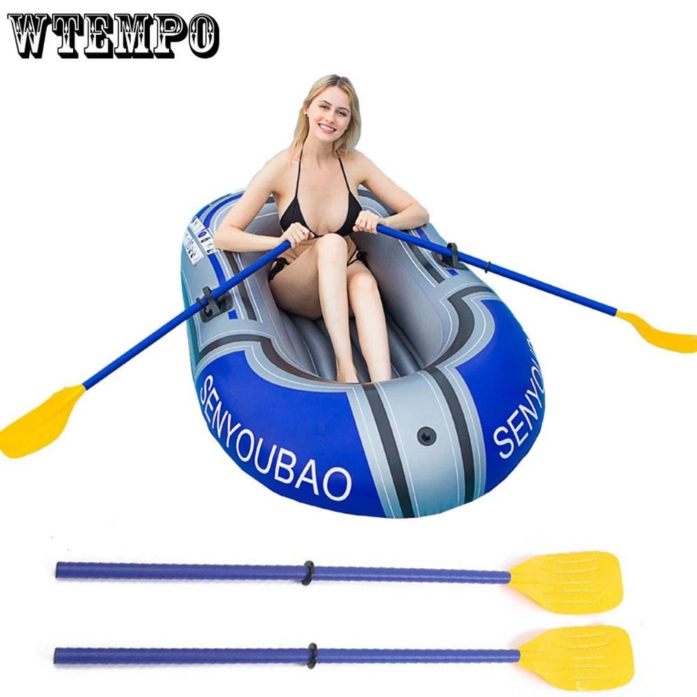 

Надувная лодка ПВХ Резиновая рыбацкая лодка с веслами Насос Утолщенные гребные лодки Водные лыжи Лодка Дрейфующий корабль 1 человек