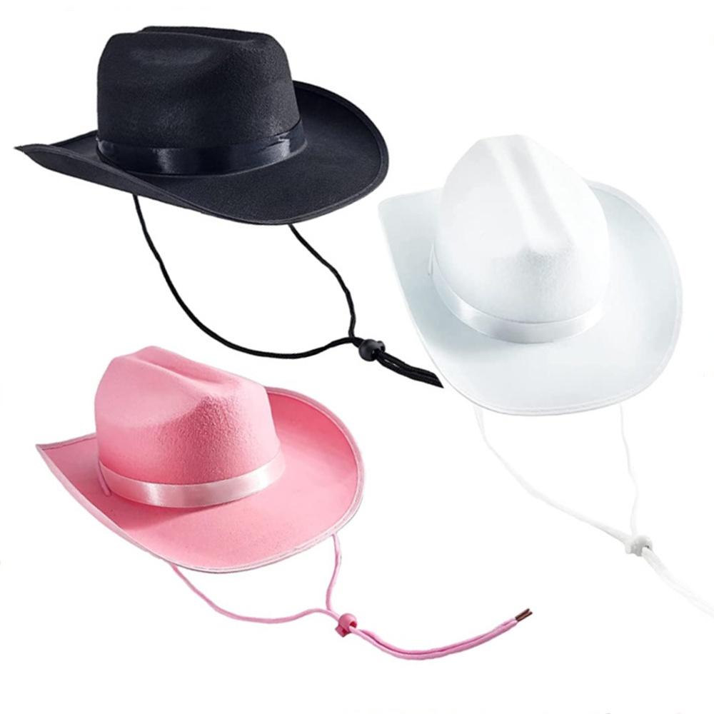 Large Brim Hat Lightweight Cowboy Hat Jazz Felt Cap Women Cosplay Cap For Costume Party Outdoor Party