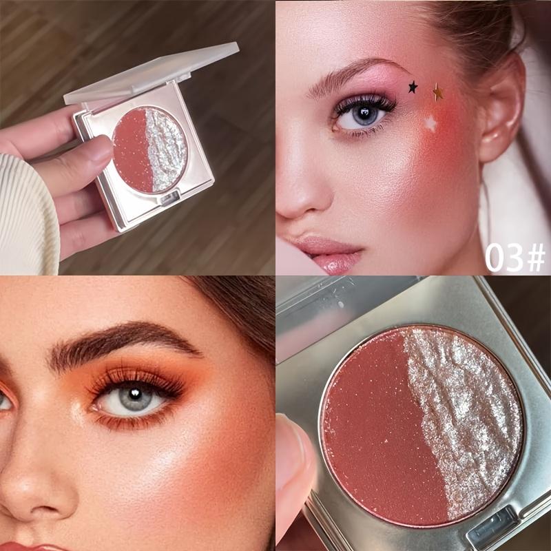 

This 2-In-1 Highlighter And Contour Palette Serves As a Multi-Purpose Product for Eyeshadow It Features a Shimmering Eyeshadow 03#