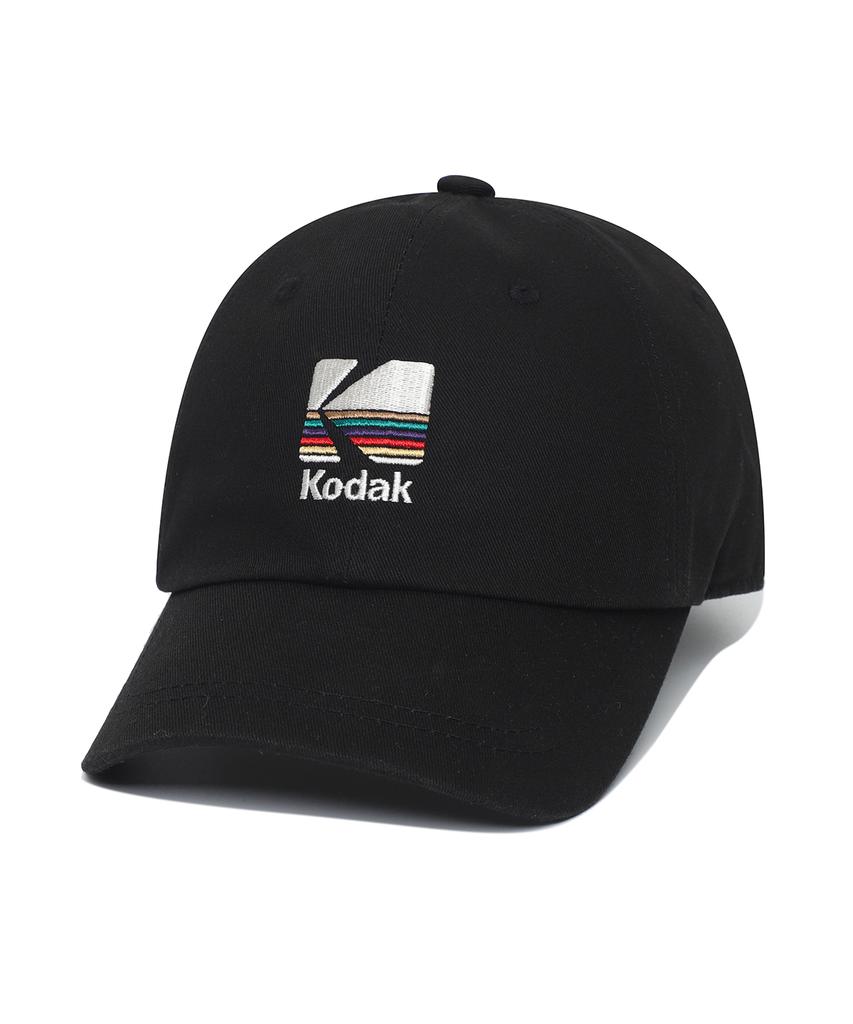 KODAK Signature Fit Rainbow Embroidered Ball Cap Black