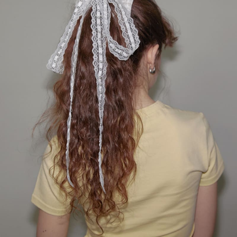 

ВЕНЕЦИЯ Сетчатая многослойная кружевная резинка-скранч OS