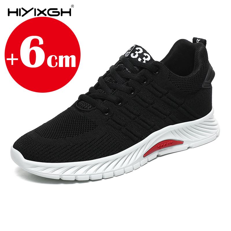 

Мужские кроссовки, увеличивающие рост, скрытые каблуки, дышащая обувь для мужчин, увеличивающая рост, стелька 6 см, спортивная повседневная обувь для увеличения роста 37