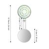 Three-color/RGB LED Portable Mini Fill Light 3000-6500K Pocket Photography Light  Camping
