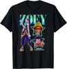Kpop Demon Hunters Zoey Showcase Y2K Style Poster T-Shirt