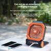 Camping Usb Fan With Lighting And Rechargeable Battery For Outdoor Adventures