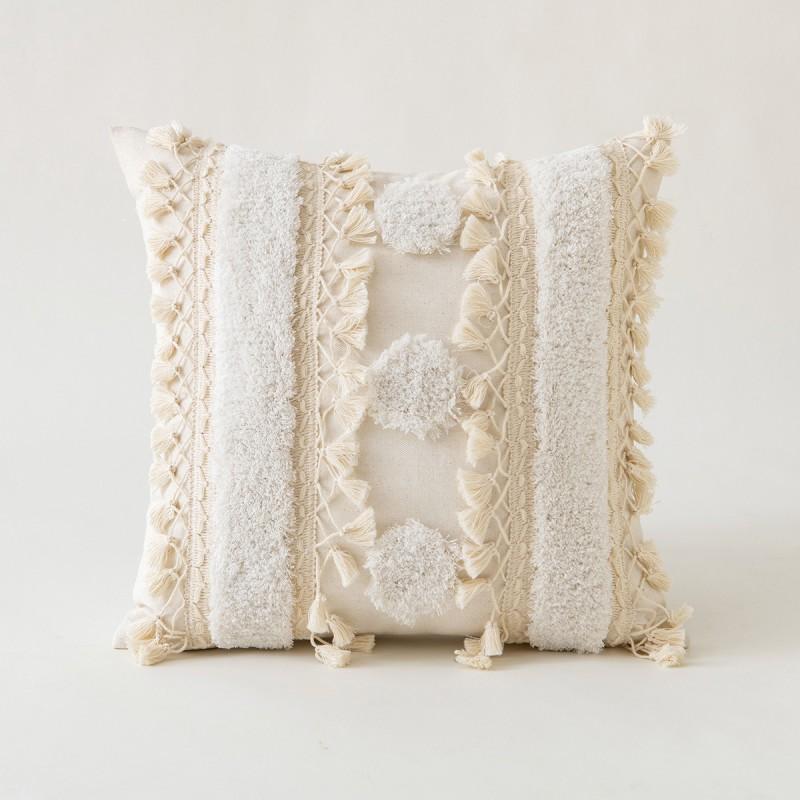 Nordic Tassel Cushion Cover Boho Style Decorative Pillow Home Sofa