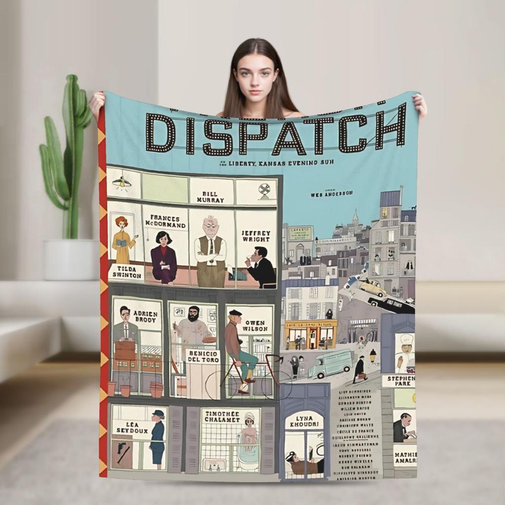 Soft Blanket Picnic Dispatch Game Throw Blanket  Flannel Bedspread For Bedroom Funny Sofa Bed Cover