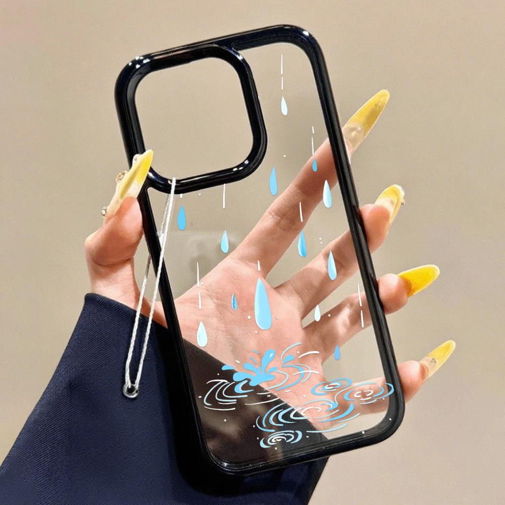 Acrylic Phone Case for iPhone 11 12 13 14 Pro 12 14 16 Pro Max for Samsung A16 A36 A56 S24 FE High-quality Painted Anti-fall Mobile Phone Case