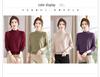 Autumn Thick Knit Lapel Sweater for Middle-Aged Women 50+