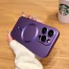 Luxury For Magsafe Wireless Charging Case For iPhone 15 14 13 12 11 15 Pro Max Plus Magnetic Phone Cases Matte Shockproof Cover