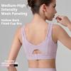 High Support Plus Size Sports Bra for Women Hollow Back Shockproof Running Fitness Tank Intimates