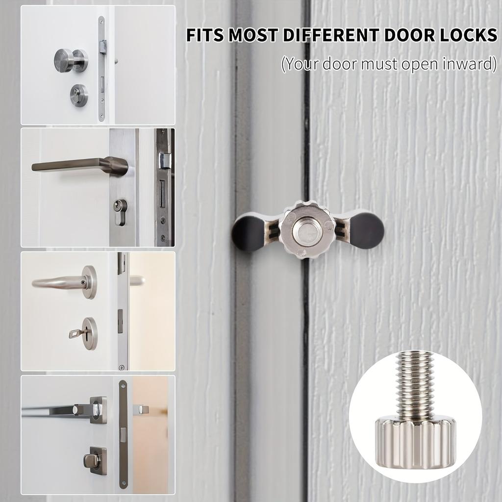 [Anti-theft Door Locks] Portable Anti-theft Door Locks | Travel Door Locks, Extra Privacy And Security, Home Security Door Locks, Hotel Apartments