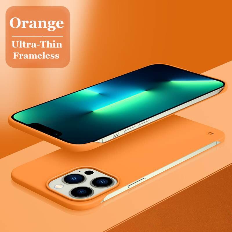 0,3mm Ultratenký Bezrámečkový Tvrdý PC Kryt Pro iPhone 15 14 13 12 Mini 11 Pro Max X XR XS SE 2020 2022 7 8 Plus Nárazuvzdorný Kryt