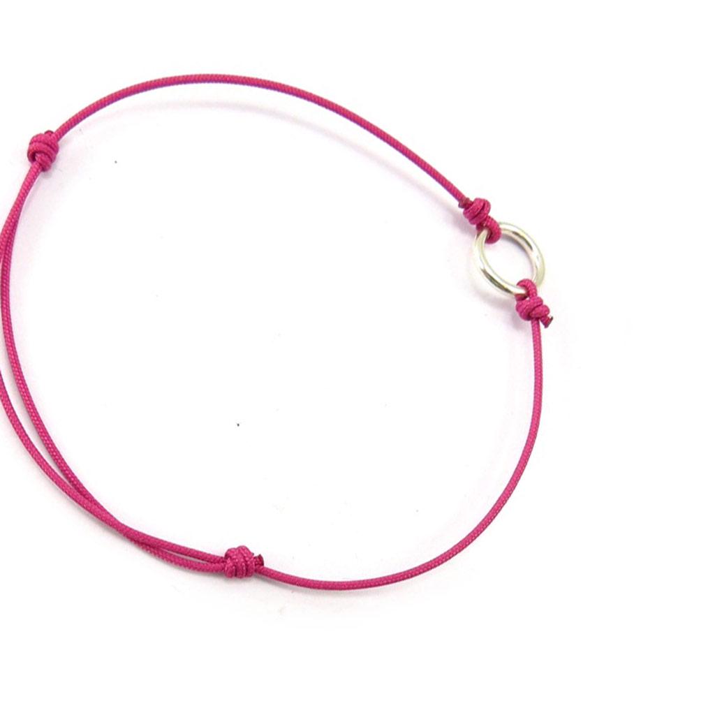 Les Trésors De Lily [K3857] - Pink Silver 'Choréographie' Silver Bracelet - 10 Mm