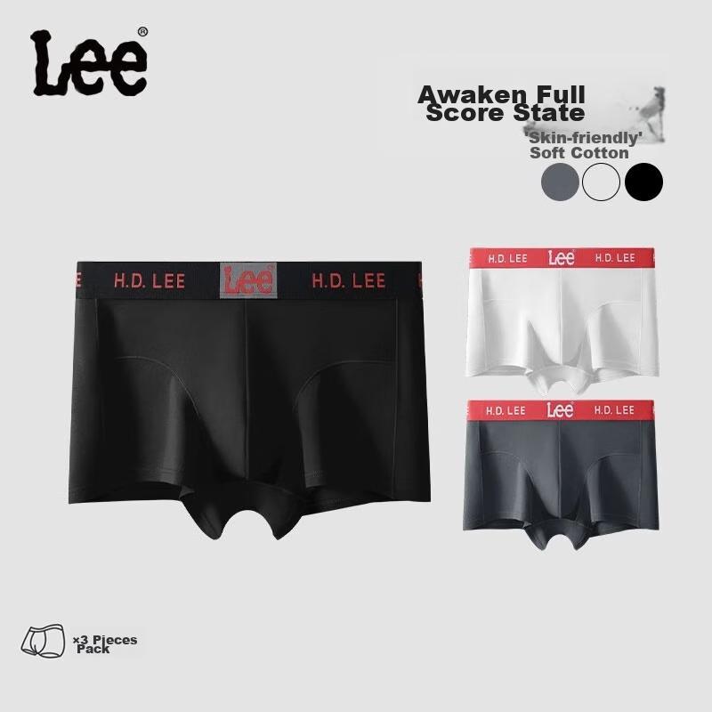 Lee Men's Underwear, Pure Cotton, 10A Grade Antibacterial And Anti-Mite, Spring New Arrival, Boxer Briefs, Shorts, Men's Underpants